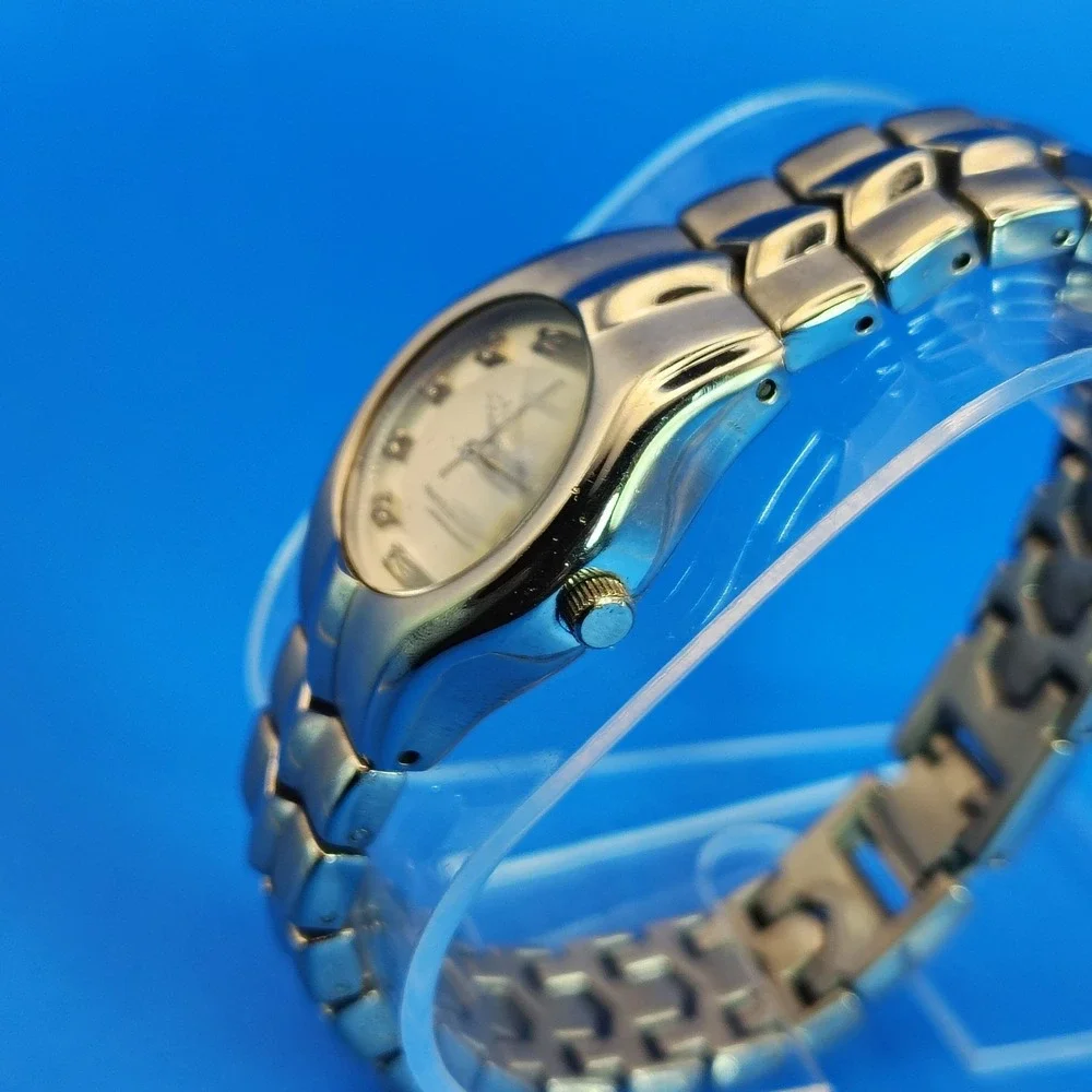 Vintage 1995 Charles Raymond Stainless Steel 33mm Women's Quartz Watch Restored